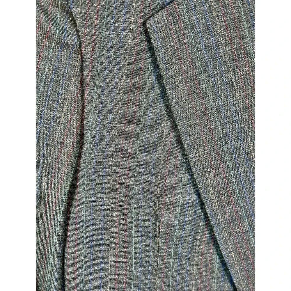 VINTAGE John Weitz Men's Blazer Jacket 38XL 100% Wool NWT Dark Charcoal US Made